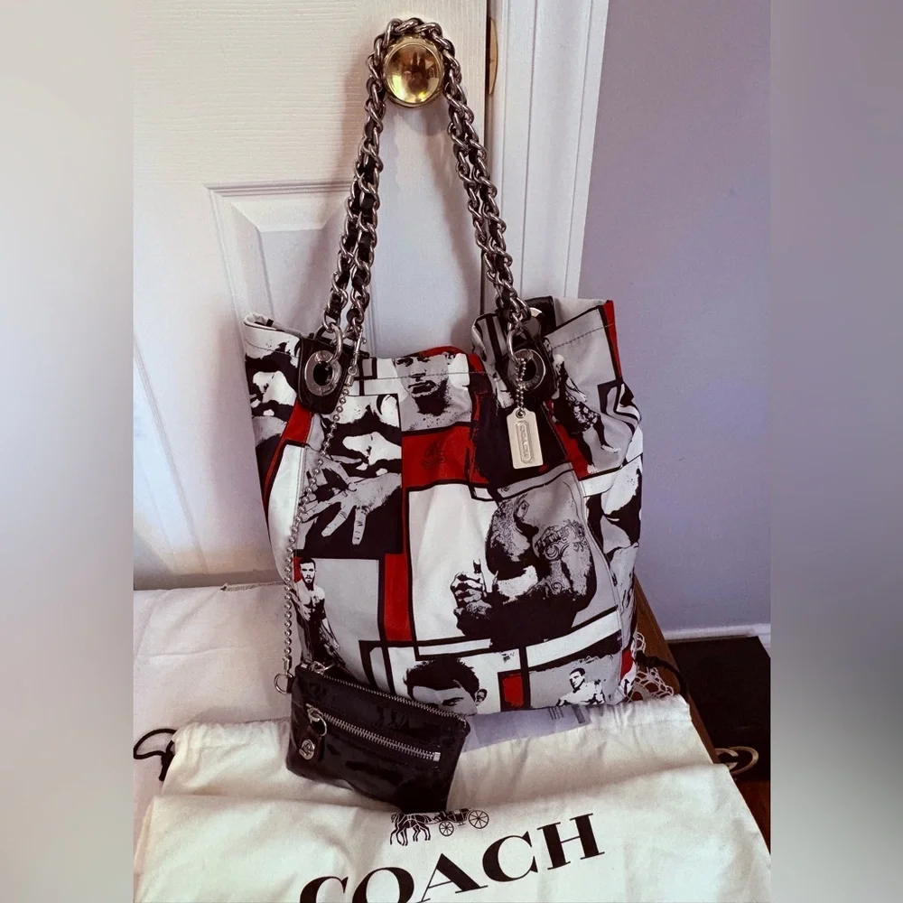 Coach RARE Limited Edition UFC Fighter Tote Bag #1 Out of 100 INICORN - Picture 3 of 10